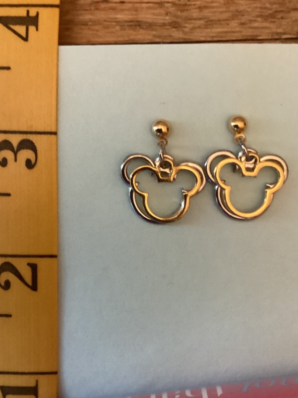 Vintage Mickey Mouse post earrings - Picture 5 of 5